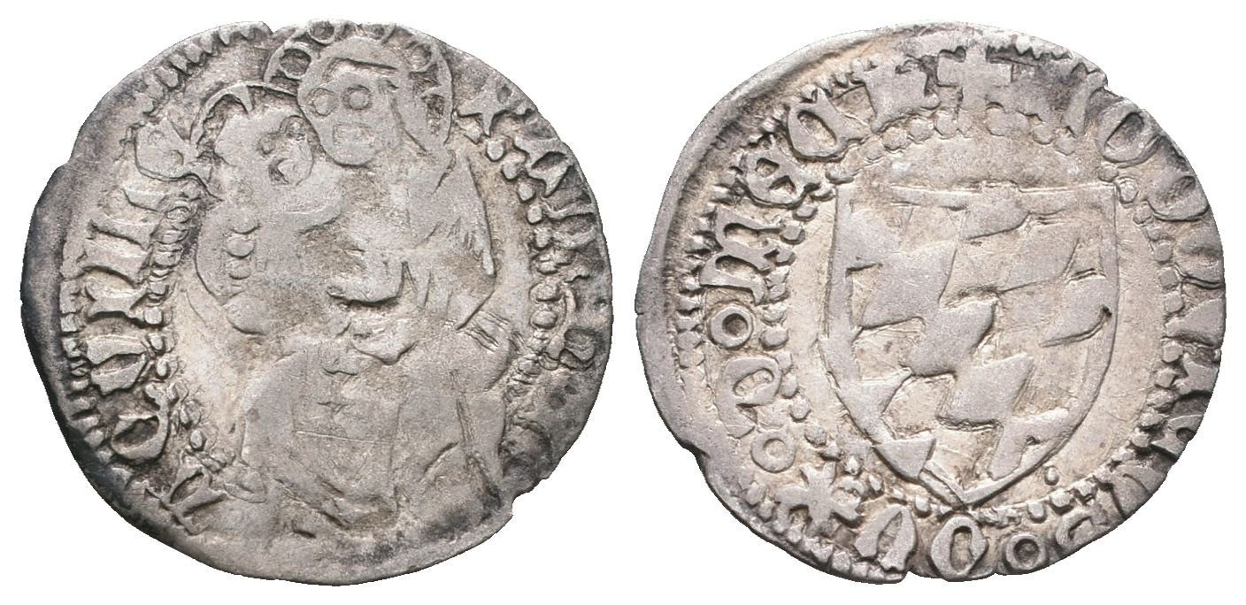 Itálie - Aquilea, Denár b.l.