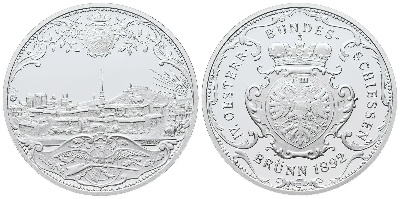 AR medaile 1892/2023 - IV. rakouské spolkové střelby v Brně