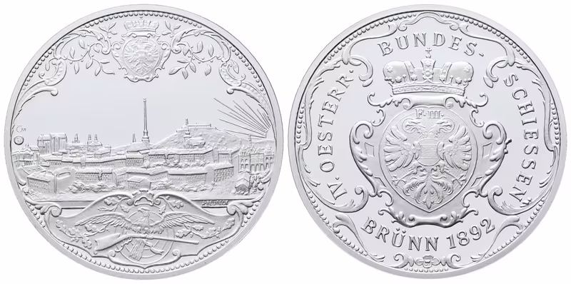 AR medaile 1892/2023 - IV. rakouské spolkové střelby v Brně