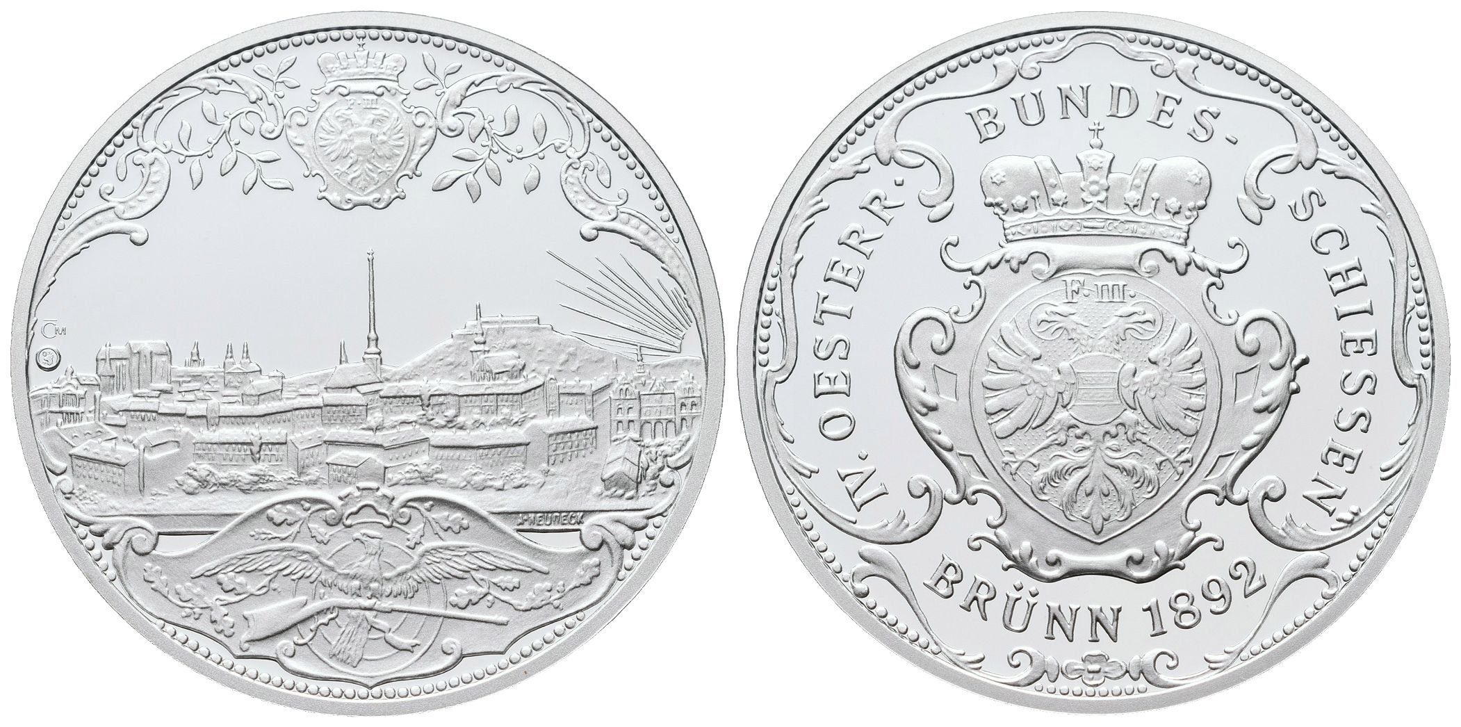 AR medaile 1892/2023 - IV. rakouské spolkové střelby v Brně