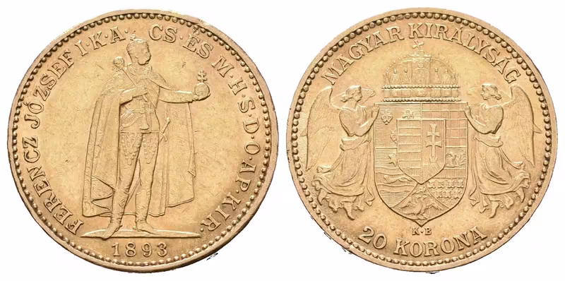 20 Koruna 1893 KB