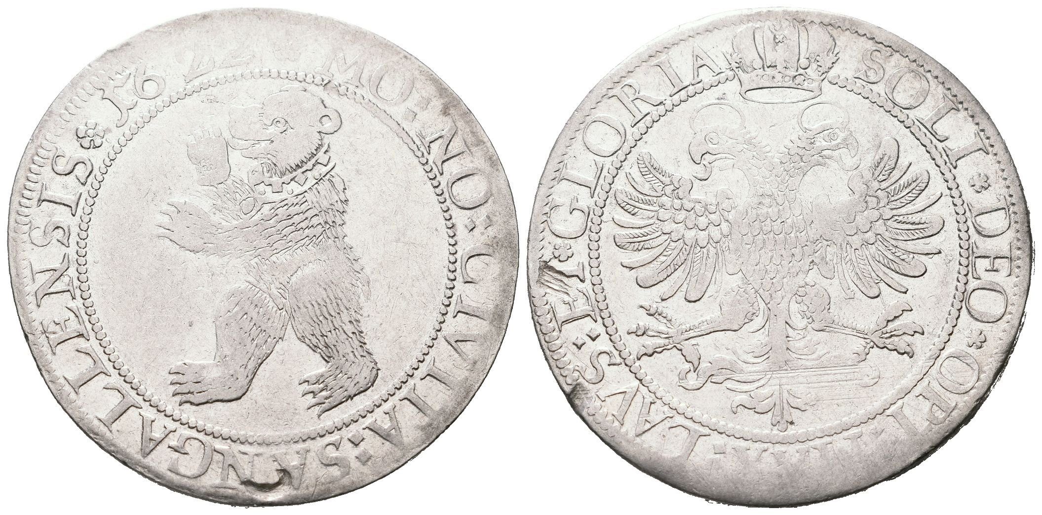 Švýcarsko-St. Gallen, Tolar 1622