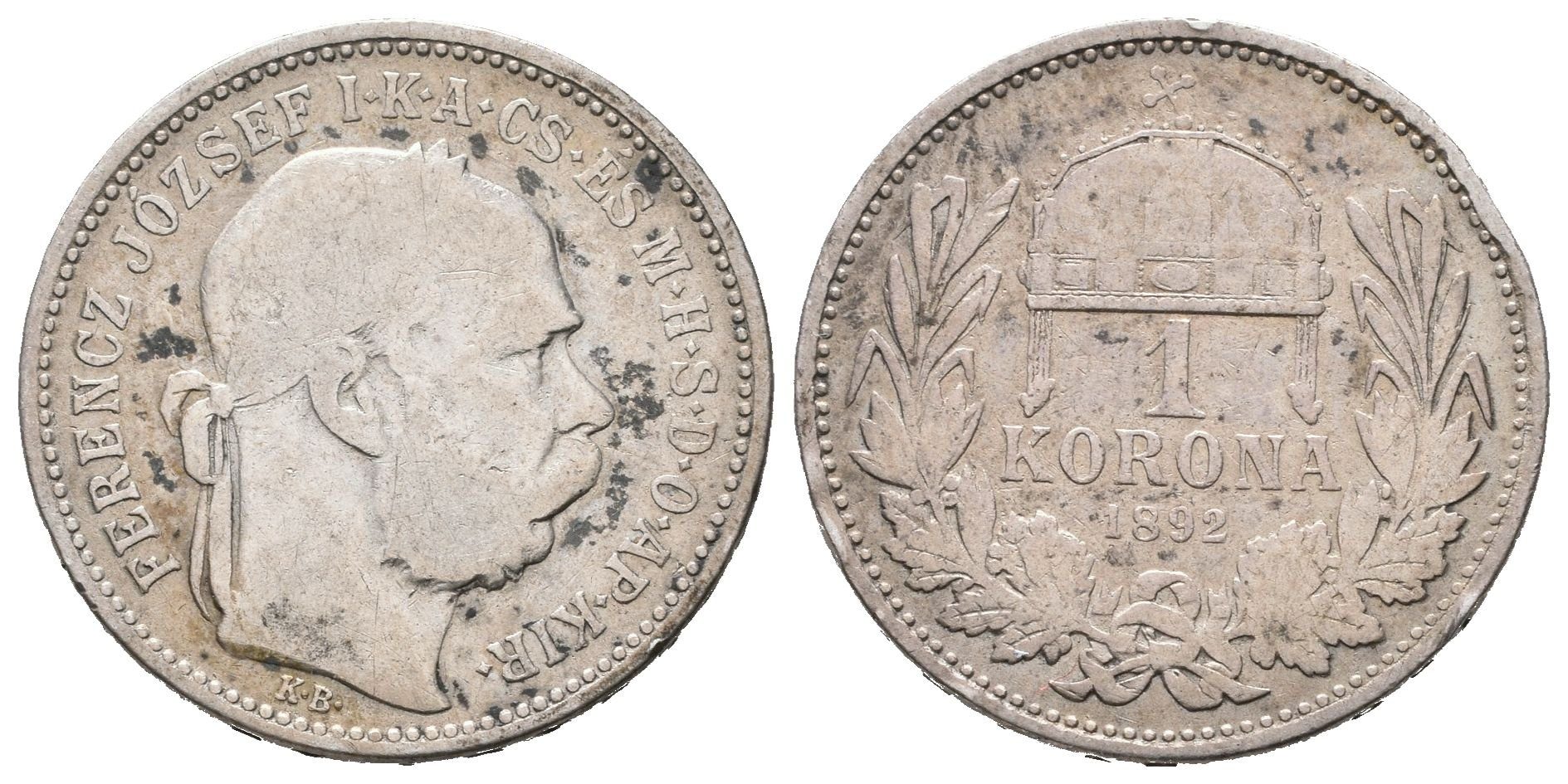1 Koruna 1892 KB