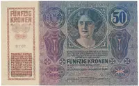 Rakousko - Uhersko, 50 Koruna 1914, bez přetisku, Hej.RU12a