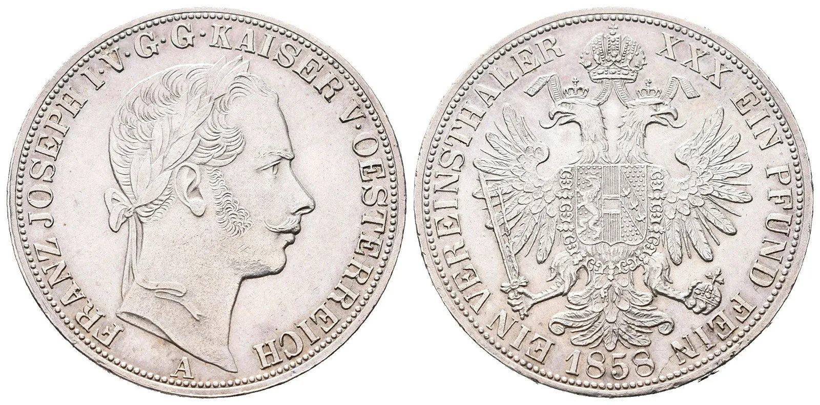 Rakouská a spolková měna, 1857 - 1892 — 1