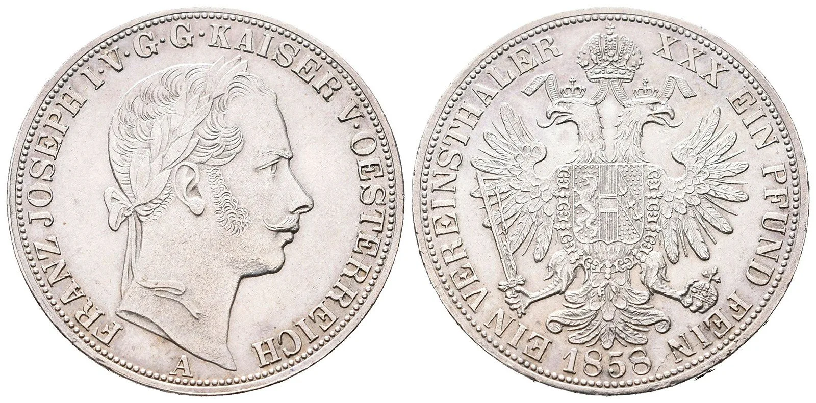 Rakouská a spolková měna, 1857 - 1892 — 1