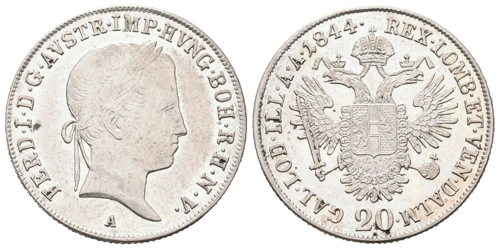 Ferdinand V., 20 Krejcar 1844 A, Vídeň
