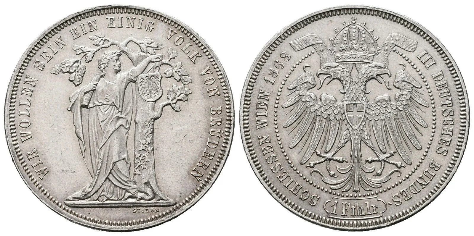 Rakouská a spolková měna, 1857 - 1892 — 1