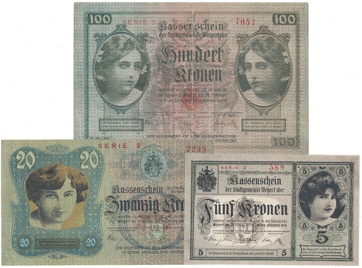 Nouzovky české od roku 1914 — 1