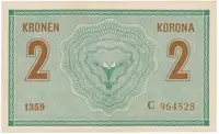 Rakousko - Uhersko, 2 Koruna 1914,série C, Hej.RU13c - fotografie 2