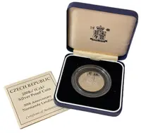 200 Kč 1994 - Normandie, PROOF - fotografie 2