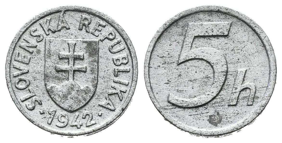 5 Haléř 1942, vzácný
