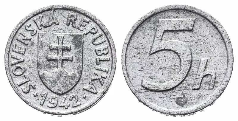 5 Haléř 1942, vzácný