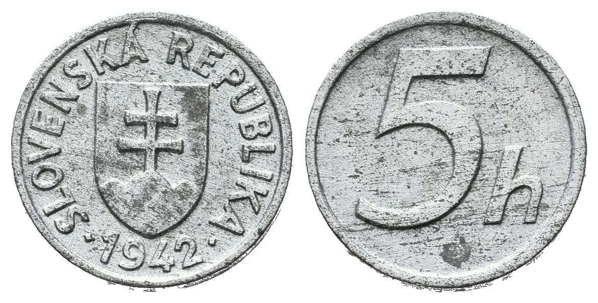 5 Haléř 1942, vzácný