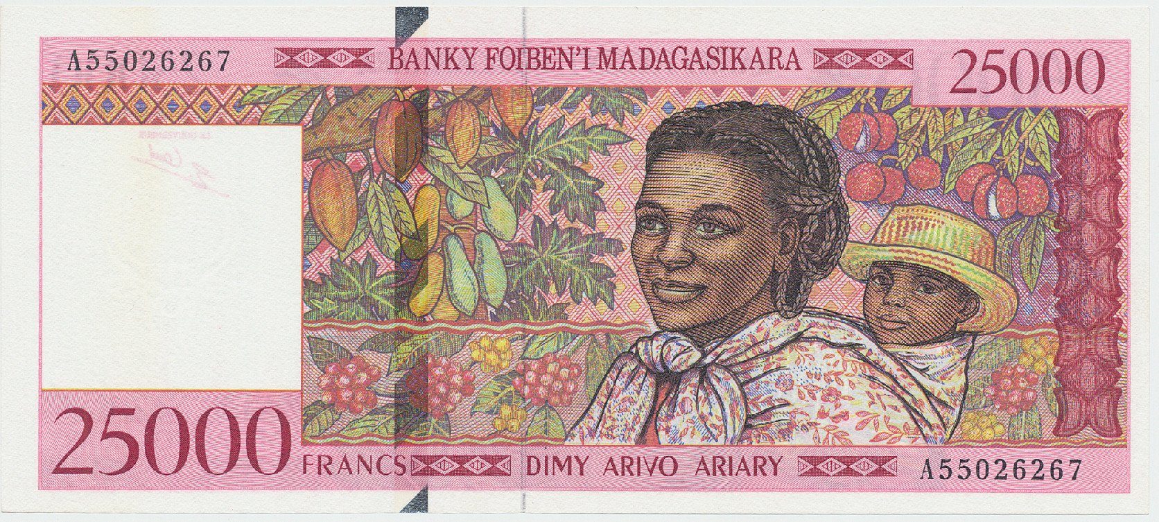 Madagaskar, 25.000 Francs (1998), P.82