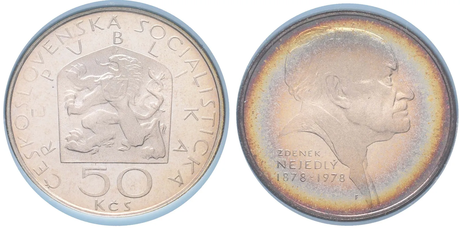 50 Kčs 1978 - Zdeněk Nejedlý, PROOF