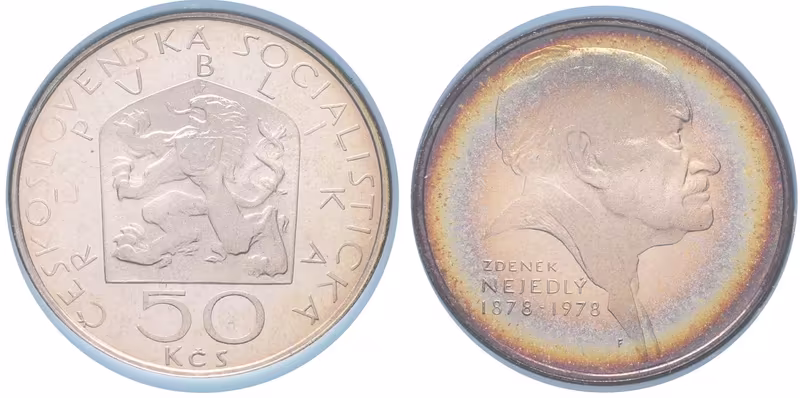 50 Kčs 1978 - Zdeněk Nejedlý, PROOF