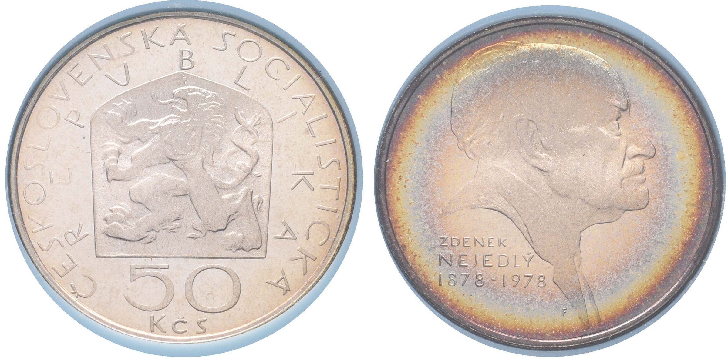 50 Kčs 1978 - Zdeněk Nejedlý, PROOF