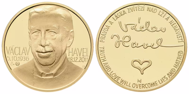 Medaile 2012 - Václav Havel