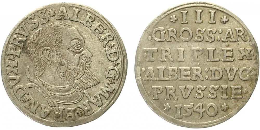 Prusko, Albrecht von Brandenburg, 1525 - 1568 — 1