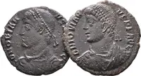 AE 3, Heraclea, Rv: ve věnci nápis VOT / V / MVLT / X, RIC.110b a 111, — 1