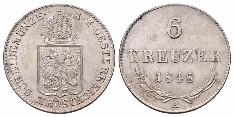 Revoluce, 6 Krejcar 1848 A