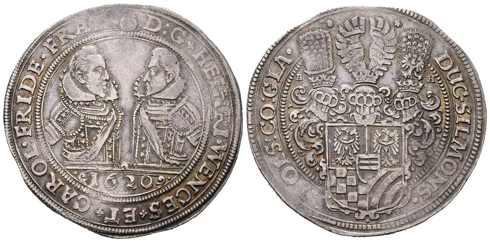 Münsterberg - Olešnice, Heinrich Wenzel a Karl Friedrich, 1617 - 1639 — 1