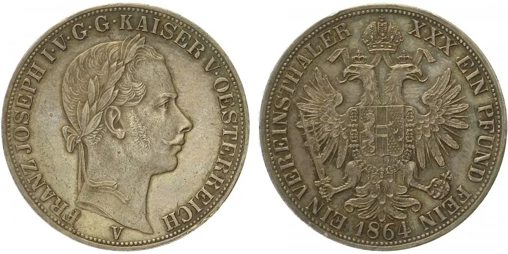 Rakouská a spolková měna, 1857 - 1892 — 1