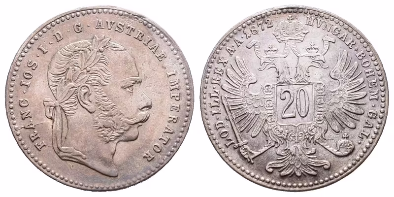 20 Krejcar 1872