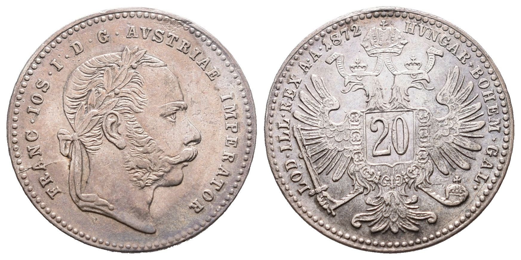20 Krejcar 1872