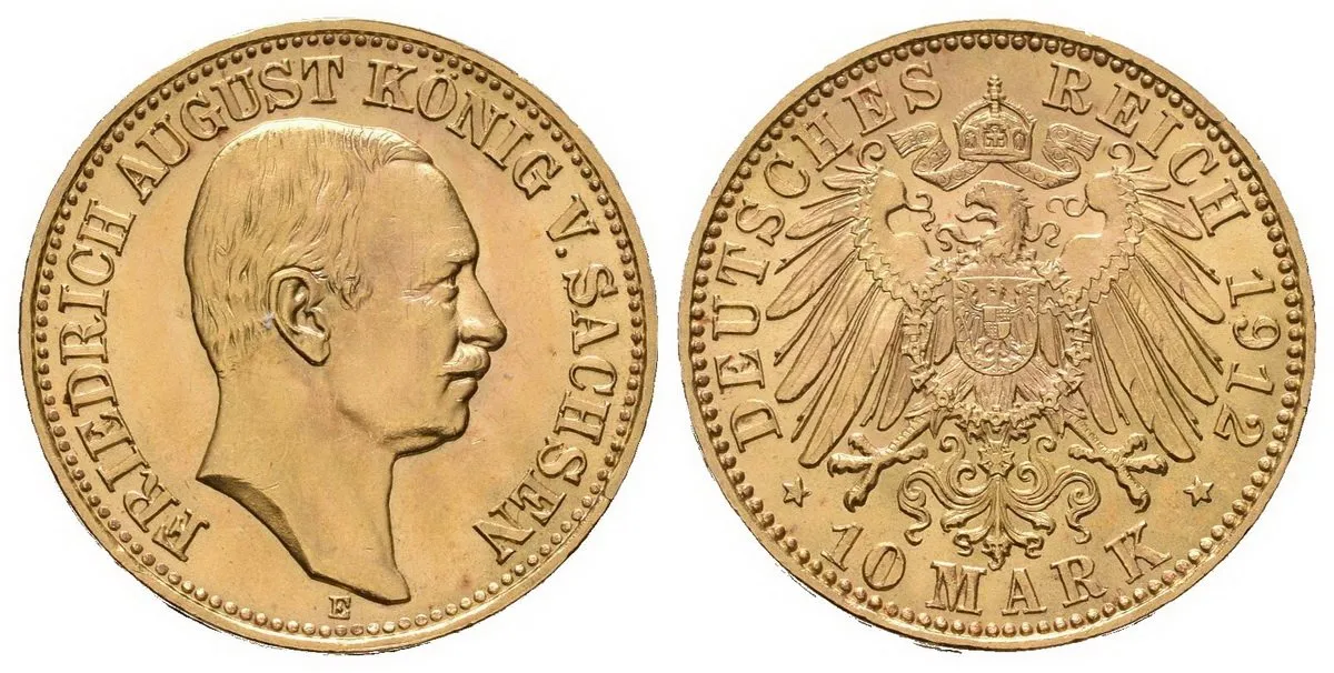 Sasko, Friedrich August III., 1904 - 1918 — 1