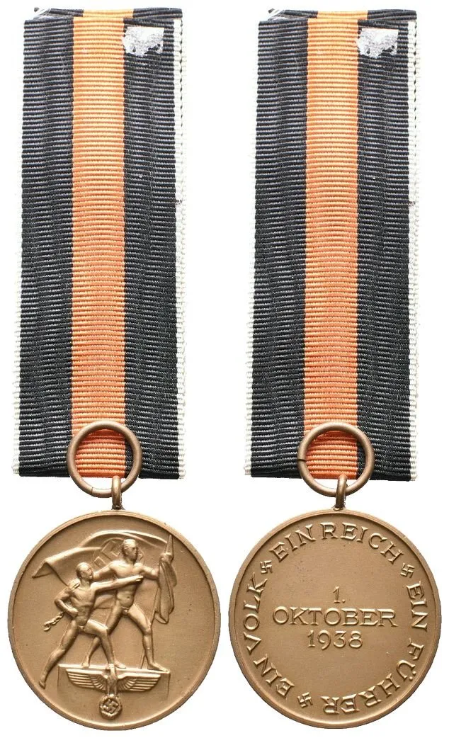 III. Říše, Pamětní medaile na 1. říjen 1938