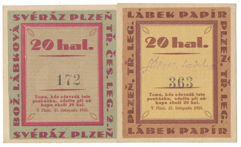 Nouzovky české od roku 1914 — 1