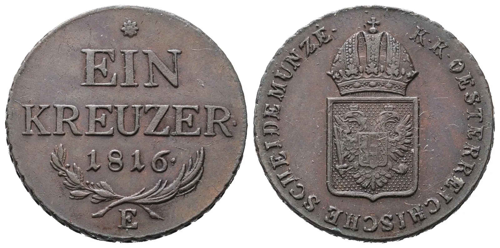 František II., 1 Krejcar 1816 E