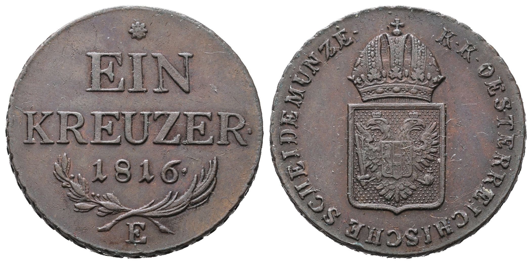 František II., 1 Krejcar 1816 E