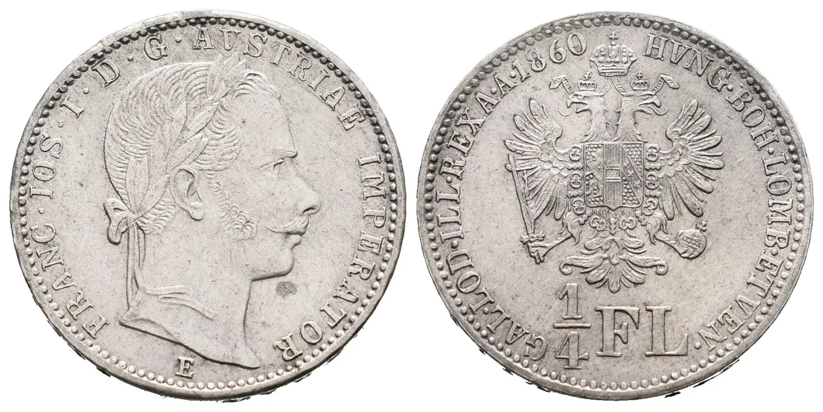 1/4 Zlatník 1860 E