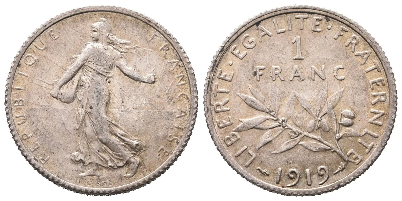 Francie, 1 Frank 1919