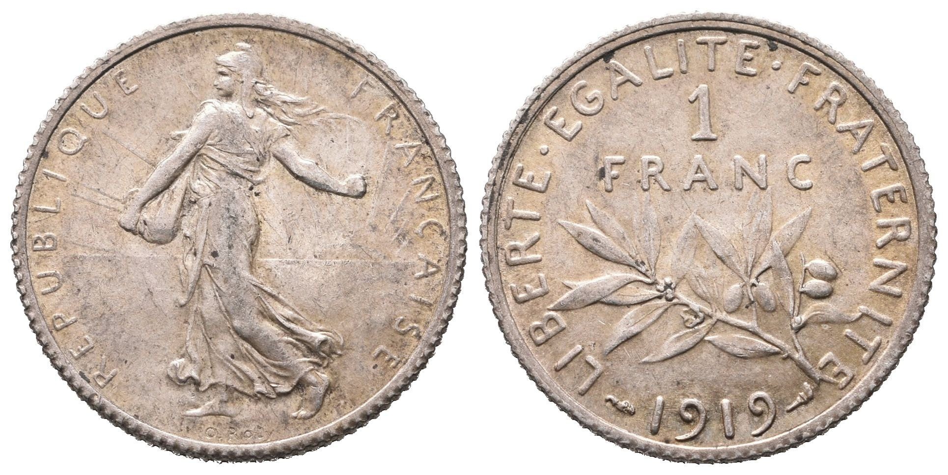 Francie, 1 Frank 1919