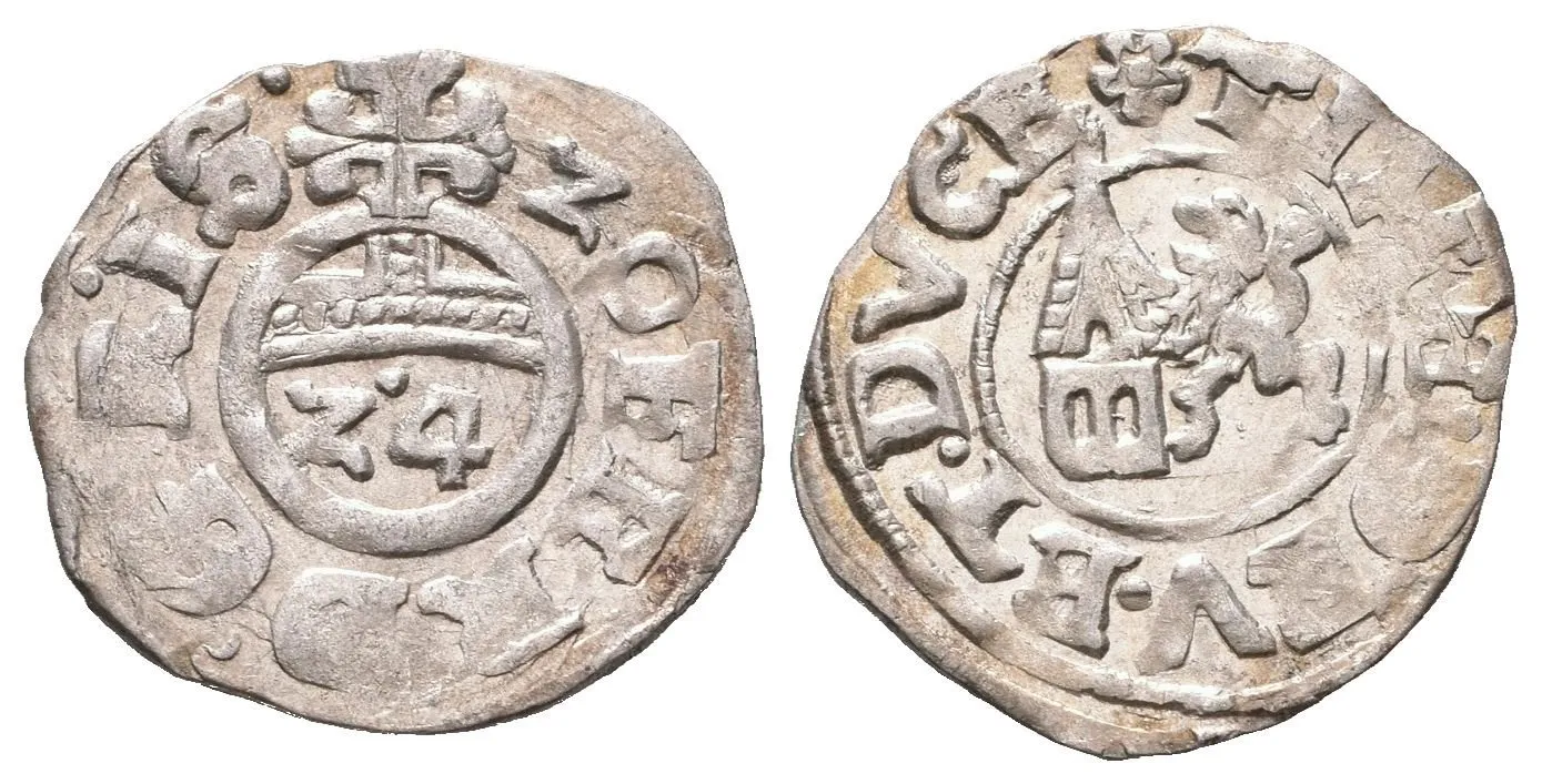 1/24 Taler (Groš) 1620, Rv: TIME DEVM ET DVCEM, pod. Welter 1258, — 1