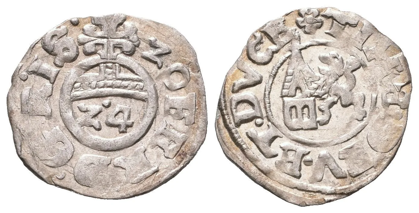 1/24 Taler (Groš) 1620, Rv: TIME DEVM ET DVCEM, pod. Welter 1258, — 1