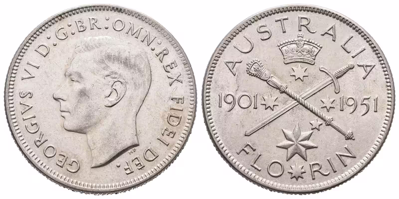 Austrálie, Florin 1951 - Pamětní