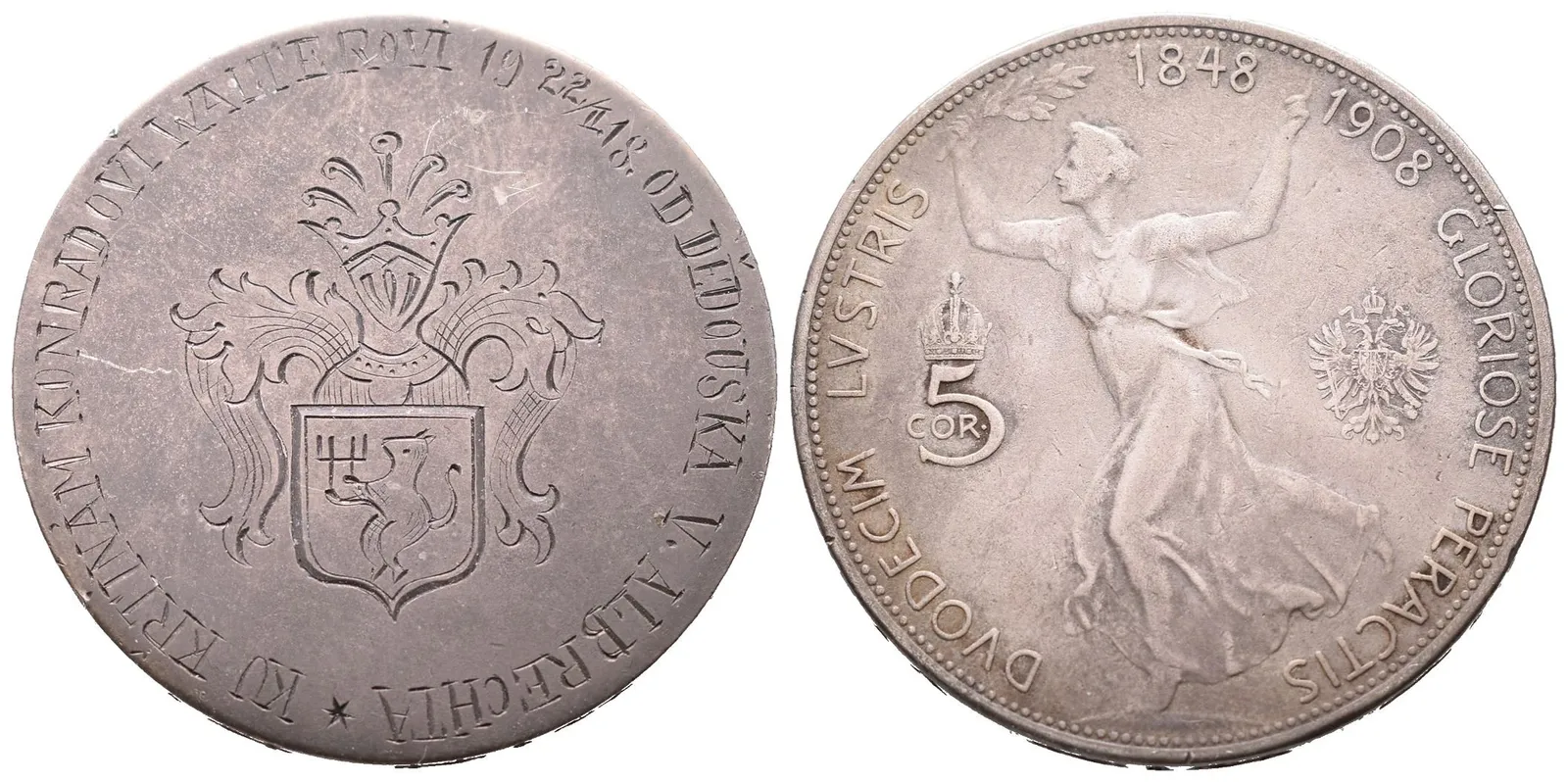 5 Koruna 1908 - jubilejní