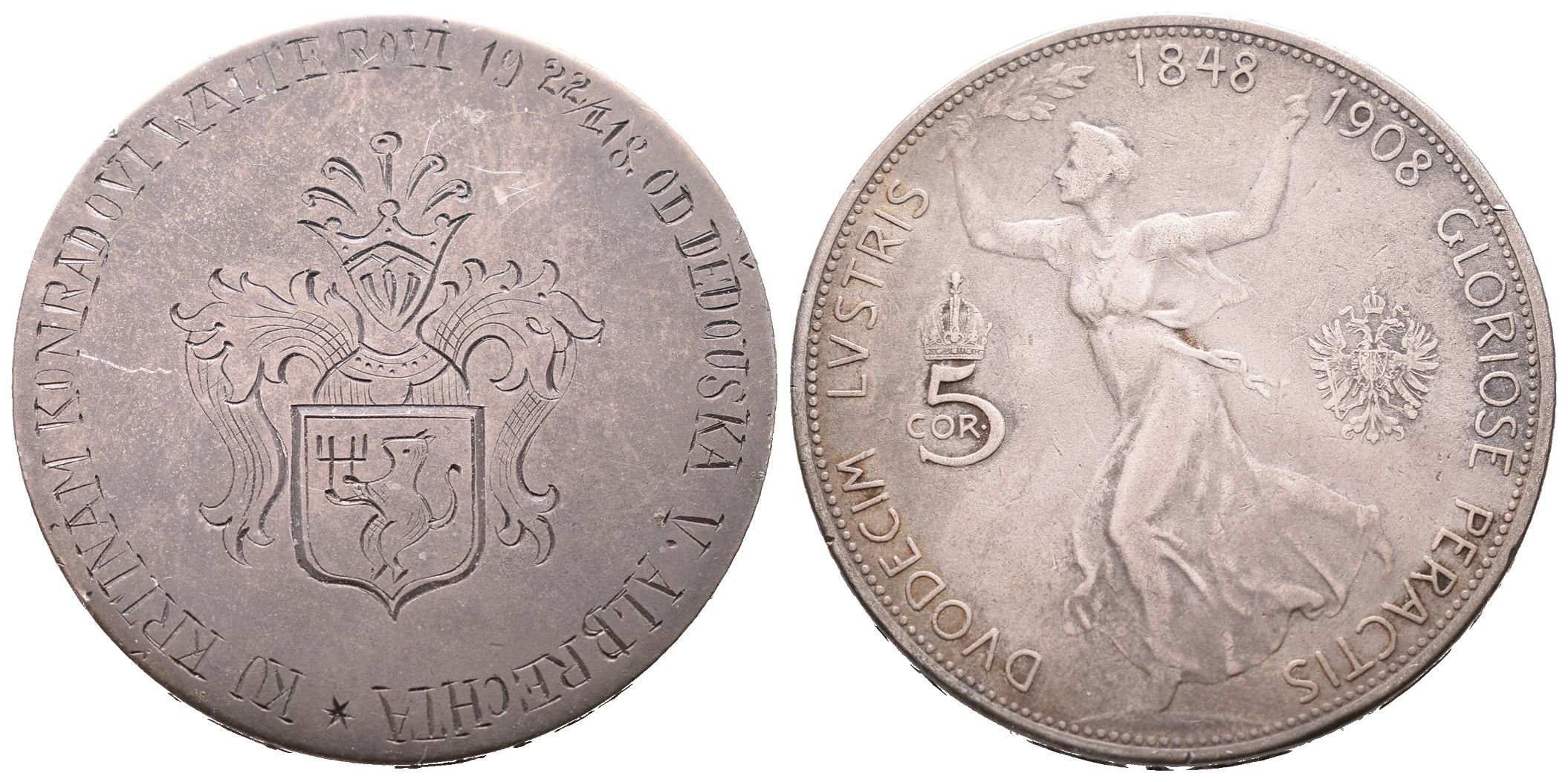 5 Koruna 1908 - jubilejní