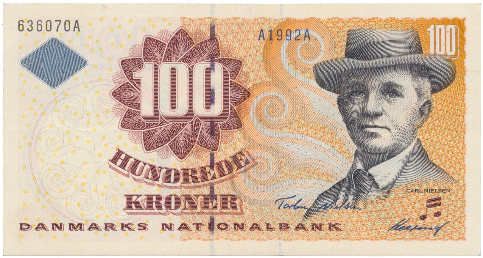 Dánsko, 100 Kroner 1999, P.56a