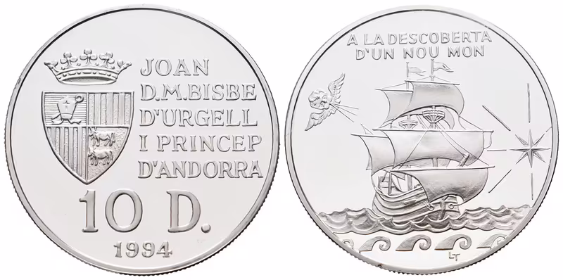 Andorra, 10 Diners 1994 - Objevení Nového světa