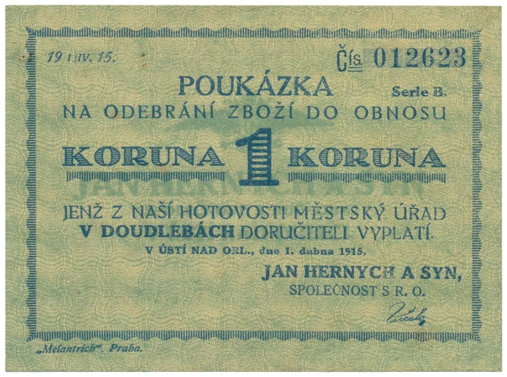 Nouzovky české od roku 1914 — 1