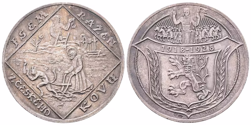 AR Medaile 1928 - 10. výročí vzniku ČSR