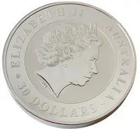 Austrálie, 30 Dollar 2014 - Australian Kookaburra