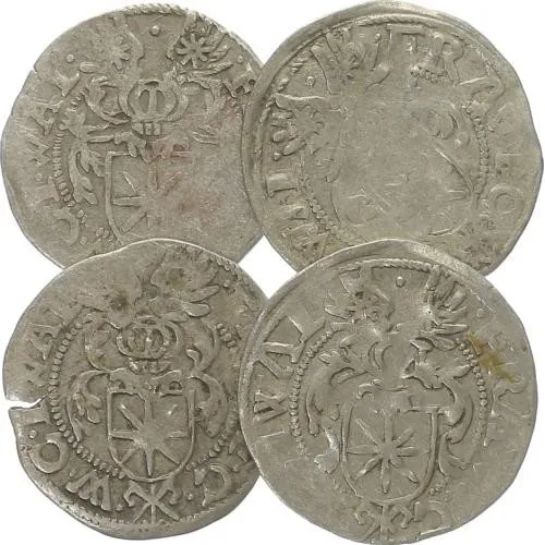 Waldeck, Franz, Wilhelm Ernst, Christian a Vollrath, 1588 - 1597 — 1