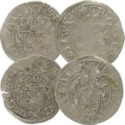 Waldeck, Franz, Wilhelm Ernst, Christian a Vollrath, 1588 - 1597 — 1